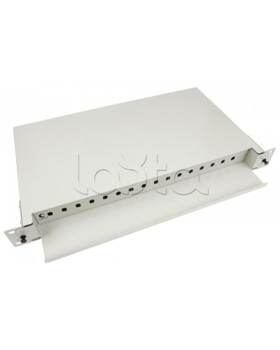 Бокс оптический 19, 1U на 16 ST/FC портов Cabeus ODF-19-16-ST в Калининграде Кросс оптический Pintop.ru