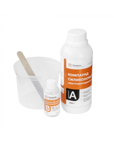 Компаунд силиконовый электроизоляционный в бутылях (500г/уп) Промрукав (PR08.22657) в Калининграде Аксессуары для лотков Pintop.ru