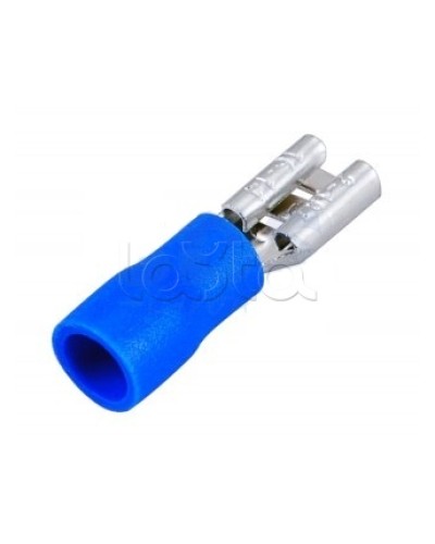 Клемма плоская изолированная 1.5-2.5 мм² (КПИ гнездо - 5.6мм) (100шт/уп) REXANT 08-0432 в Калининграде Клеммные колодки Pintop.ru