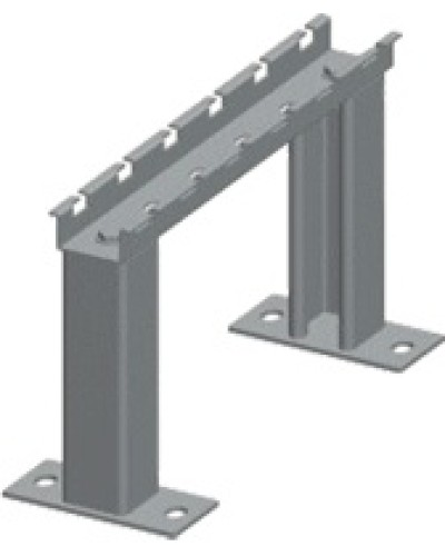 Рама напольная для лотка шириной 150мм LANMASTER LAN-MT-KR150-EZ в Калининграде Аксессуары для лотков Pintop.ru