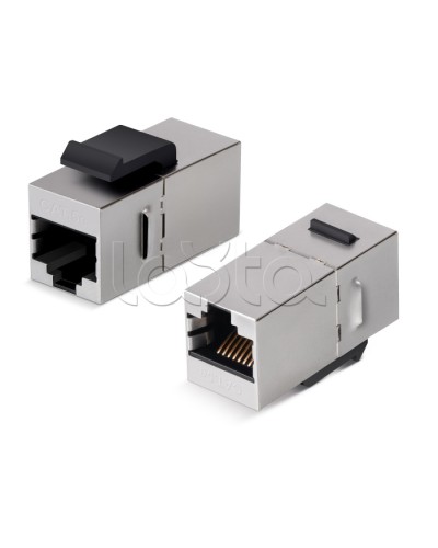 Адаптер проходной Cabeus CA-KJ-8p8c-C5e-SH в Калининграде Проходные адаптеры RJ-45 и разветвители Pintop.ru