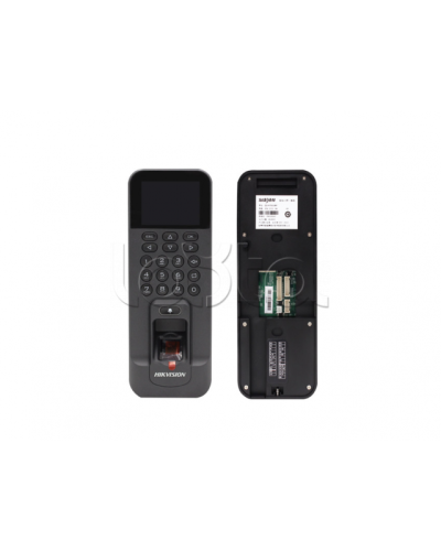 Терминал доступа со встроенным считывателем отпечатков пальцев Hikvision DS-K1T804BF в Калининграде Считыватели Pintop.ru