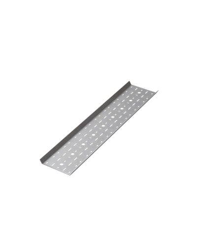 Дно лестничного лотка перфорированное 200х1,0 L2500 мм HD КМ-профиль (DLLP200-1.0-2500 HD) в Калининграде Кабельные лотки Pintop.ru