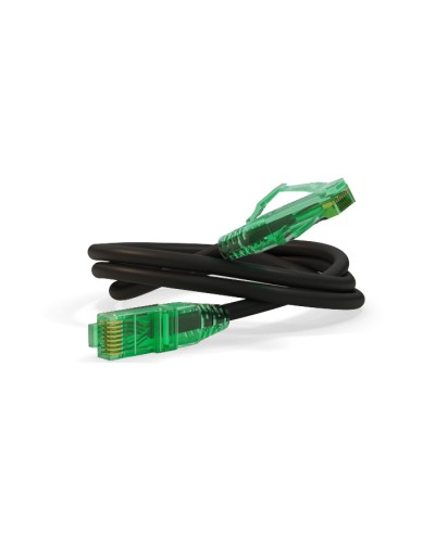Патч-корд Hyperline PC-LPM-UTP-RJ45-RJ45-C6a-15M-LSZH-BK в Калининграде Патчкорды (медные) Pintop.ru