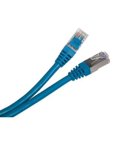 Патч-корд RJ45-RJ45, 4 пары, STP, кат.5е, LSZH (1м) Hyperline PC-LPM-STP-RJ45-RJ45-C5e-1M-LSZH-BL в Калининграде Патчкорды (медные) Pintop.ru